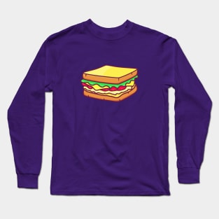 Sandwich Cartoon Long Sleeve T-Shirt